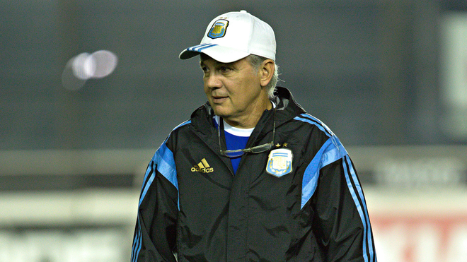 Alejandro Sabella, entrenador de la selección argentina en el Mundial...