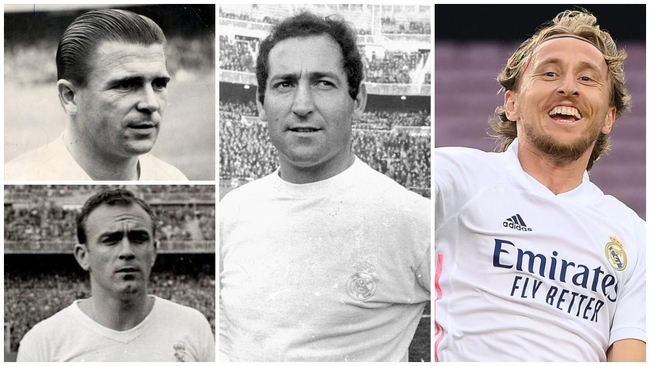 Modric, el cuarto 'grande' de la historia del Real Madrid