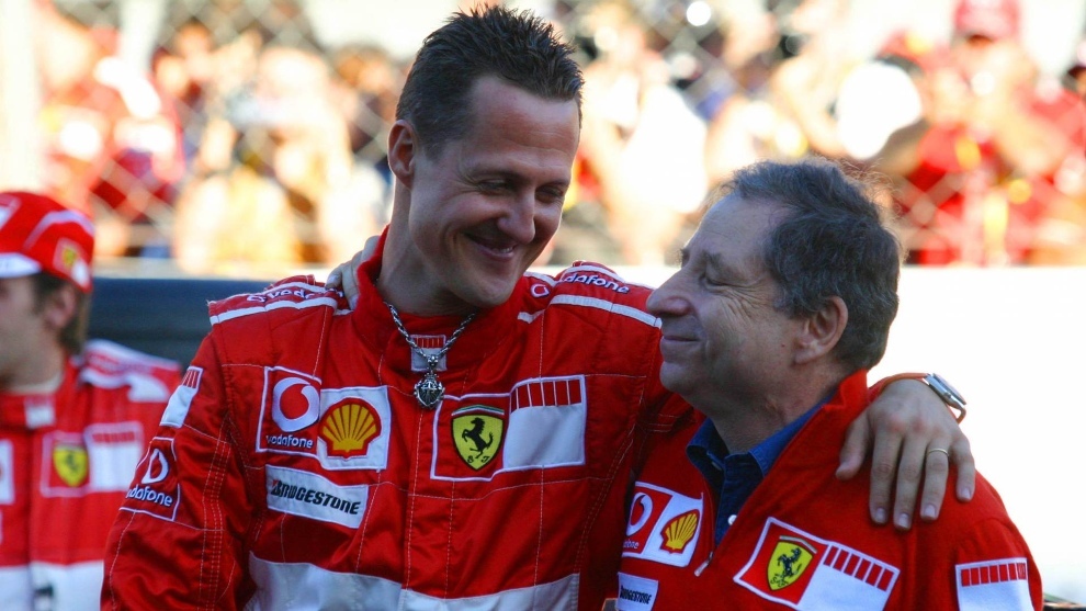 Michael Schumacher y Jean Todt.