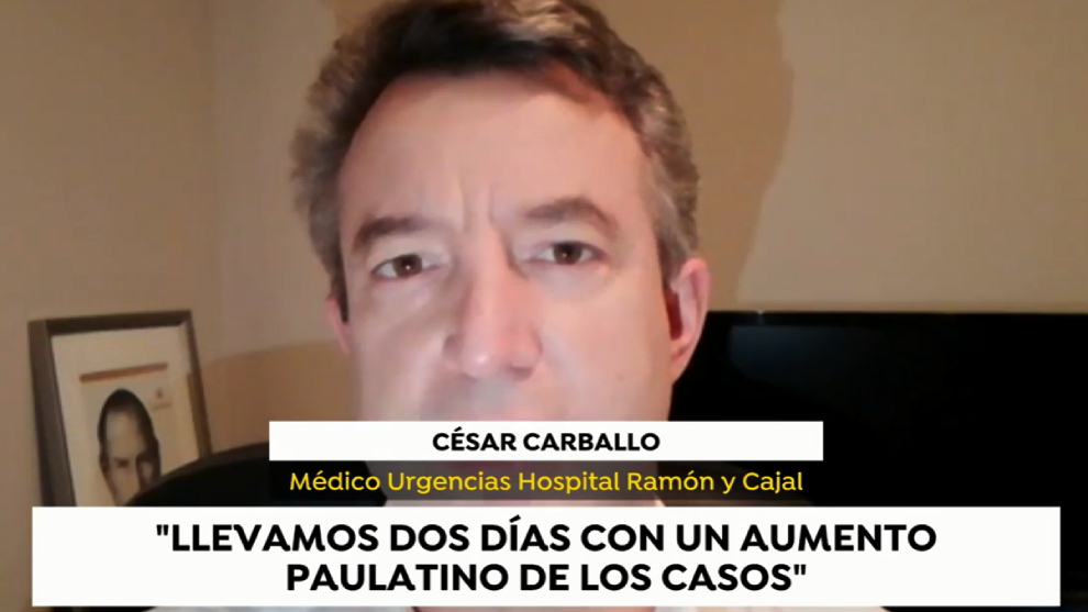 Csar Carballo, mdico de Urgencias del Hospital Ramn y Cajal de Madrid