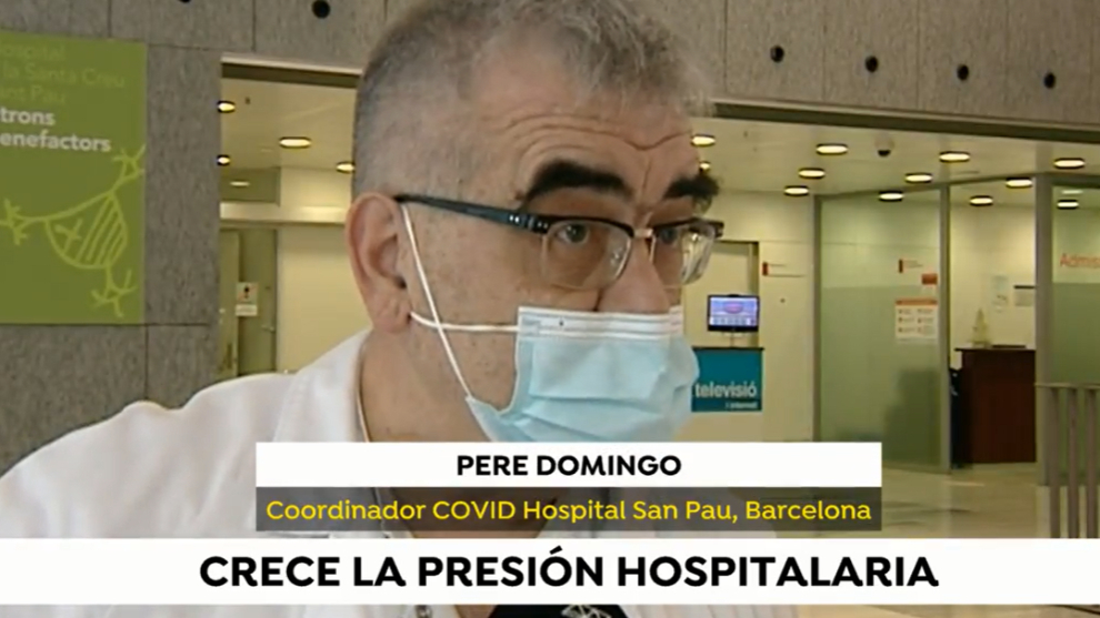Pere Domingo, coordinador Covid-19 del Hospital San Pau de Barcelona