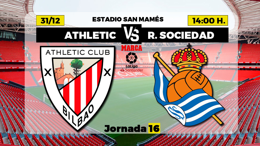 Athletic - Real Sociedad: horario y donde ver por TV hoy el partido de...
