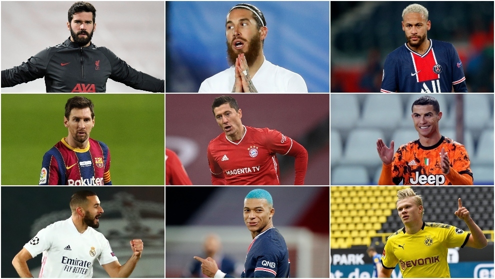 Los 100 mejores futbolistas del 2020