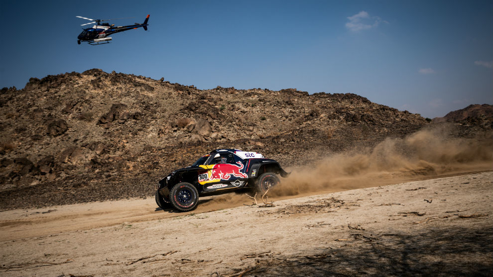 Carlos Sainz, en el Dakar 2021.