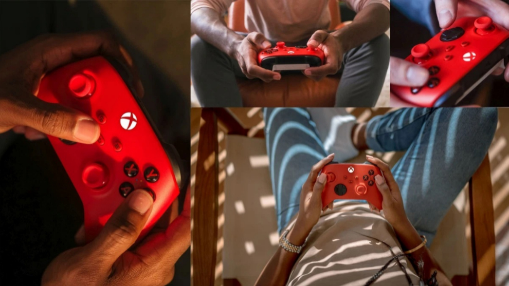 Xbox Pulse Red, el nuevo mando de Microsoft para Xbox Series X y S.