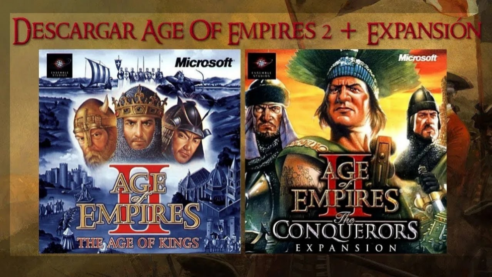 El Age of Empires II junto a su expansin del ao 2000, Age of Empires II: The Conquerors.