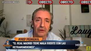 Pedrerol analiza las retransmisiones del Madrid: "Son cosas que me calientan"