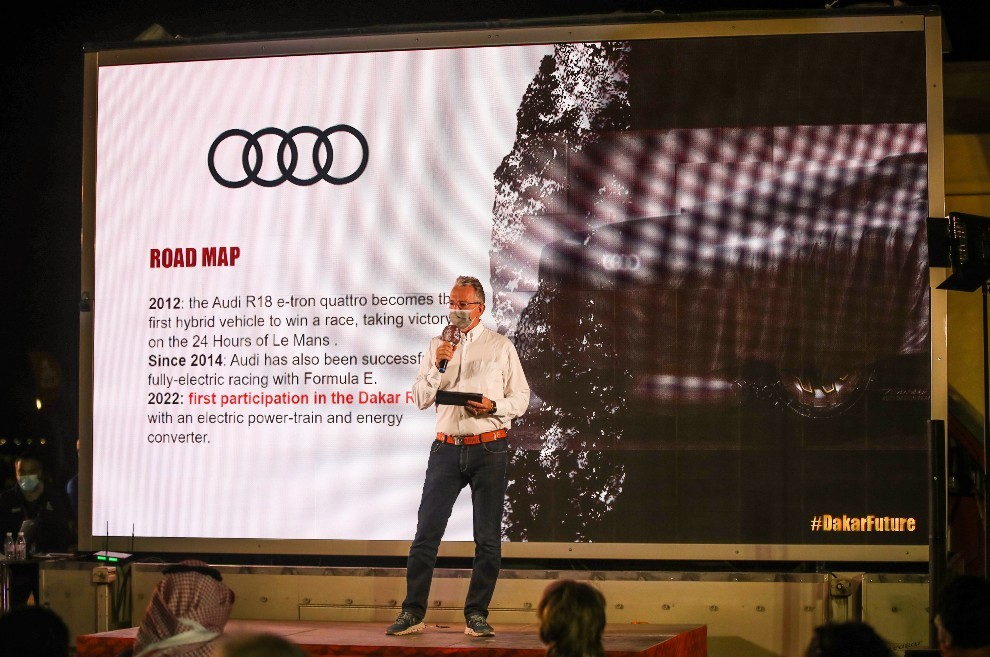 Sven Quandt present algunos detalles del proyecto de Audi.