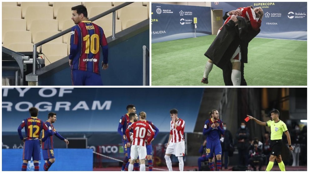 Barcelona – Athletic | Final Supercopa Espaa: Lo que no viste de la final de la Supercopa: del drama de Messi y su mirada que lo dice todo al abrazo del ao – Foto 1 de 22