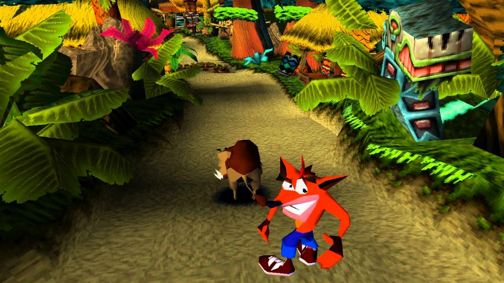 Crash Bandicoot, el primer xito de Naughty Dog.