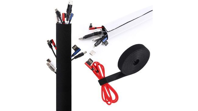 Cubre cables para mantener el orden en tu escritorio