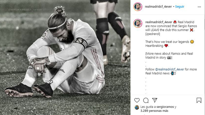 Sergio Ramos Real Madrid Instagram