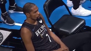 La frustracin de Durant: el momento en el que le dicen que no puede seguir jugando