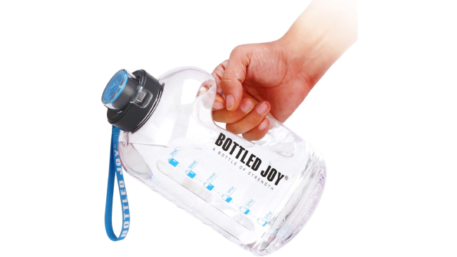Botella de agua deportiva Botella de agua para deportes de 12.2 onzas  líquidas, para deportes al aire libre, a prueba de fugas, botellas de agua  para