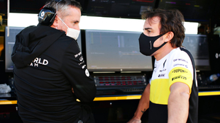 Fernando Alonso, con Renault en 2020.