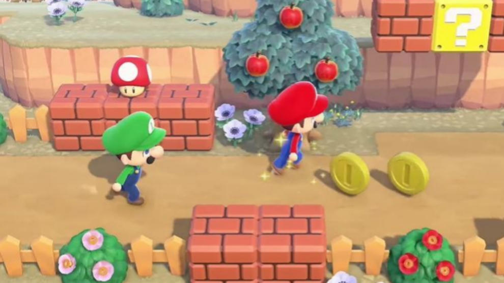 Los elementos ms emblemticos de Super Mario Bros llegarn a Animal Crossing: New Horizons.