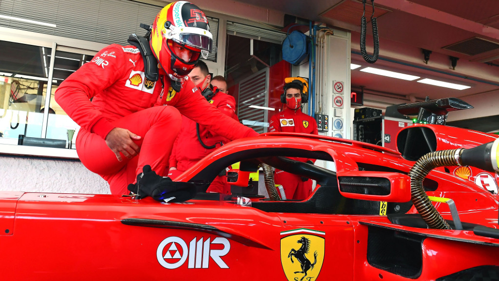 El compromiso de Carlos Sainz en Ferrari