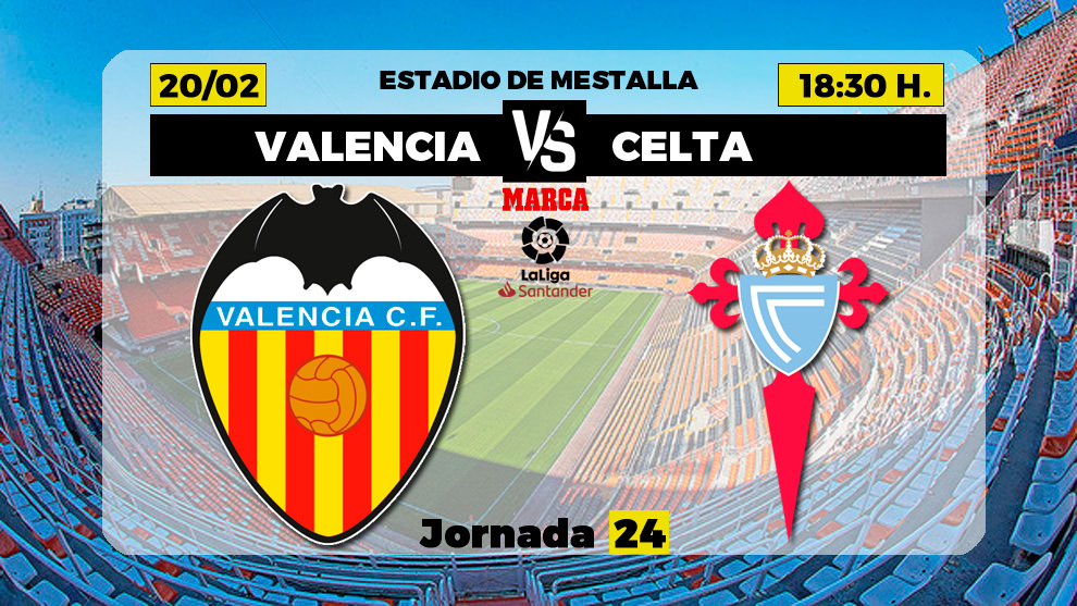 Valencia - Celta en directo