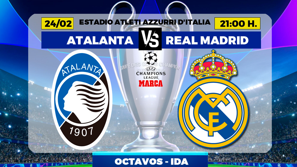 Atalanta-Real Madrid, en directo: Sorpresa Isco?
