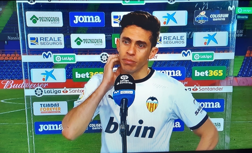 Getafe vs Valencia: Gabriel Paulista bursts into tears when asked about Valencia’s decline