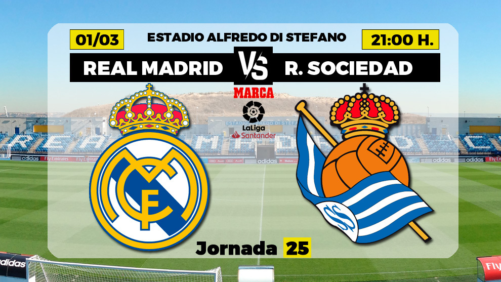 La Liga Santander: Madrid - Real Sociedad: Horario, canal y dónde ver en TV hoy el partido de la jornada 25 de Primera División | LaLiga Santander
