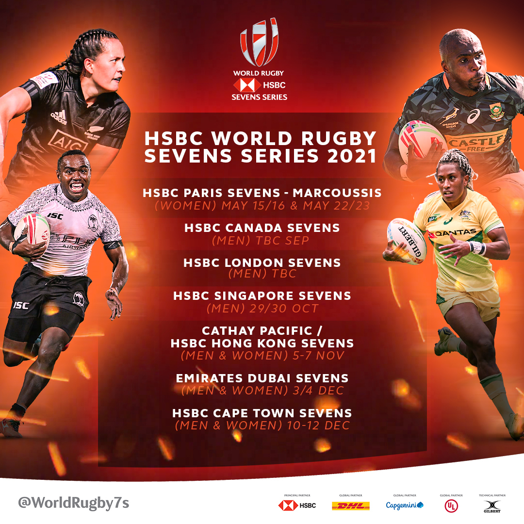 World Rugby anuncia el calendario para las Series Mundiales del Seven