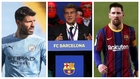 Un montaje fotogrfico con Agero, Laporta y Messi.