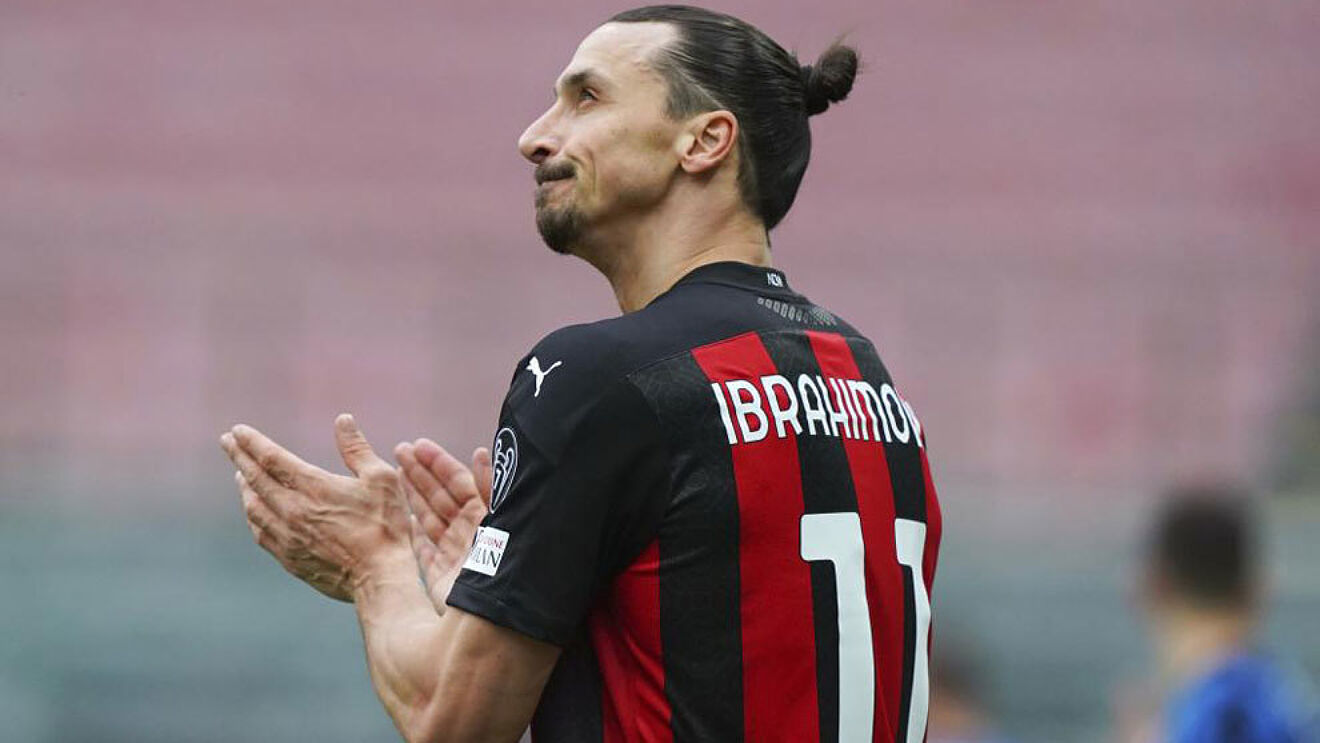 Ibrahimovic, en un partido con el AC Milan
