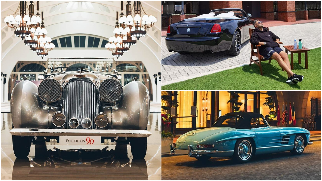 Los coches del Príncipe de Johor... y de su padre el Sultán
