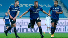 Mario Pasalic celebra un gol de la Atalanta