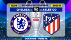 Chelsea Atletico Champions League en directo ultima hora alineaciones