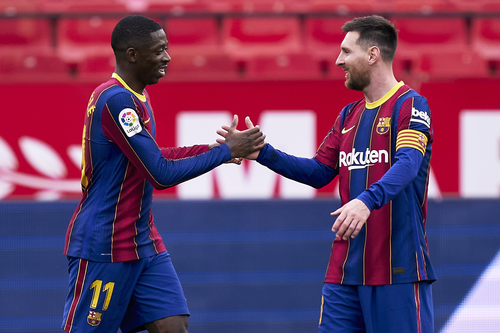 Dembele and Messi