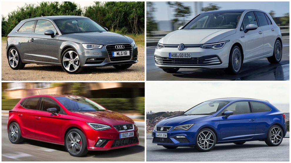Audi A3, Volkswagen Golf, Seat León y Seat Ibiza son algunos de los coches más buscados en Wallapop.