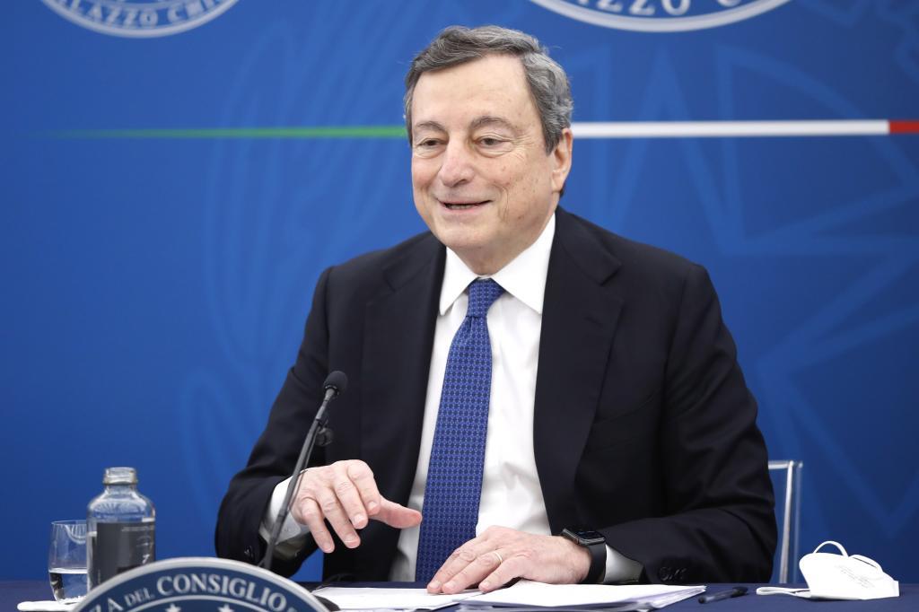 Mario Draghi, primer ministro italiano /
