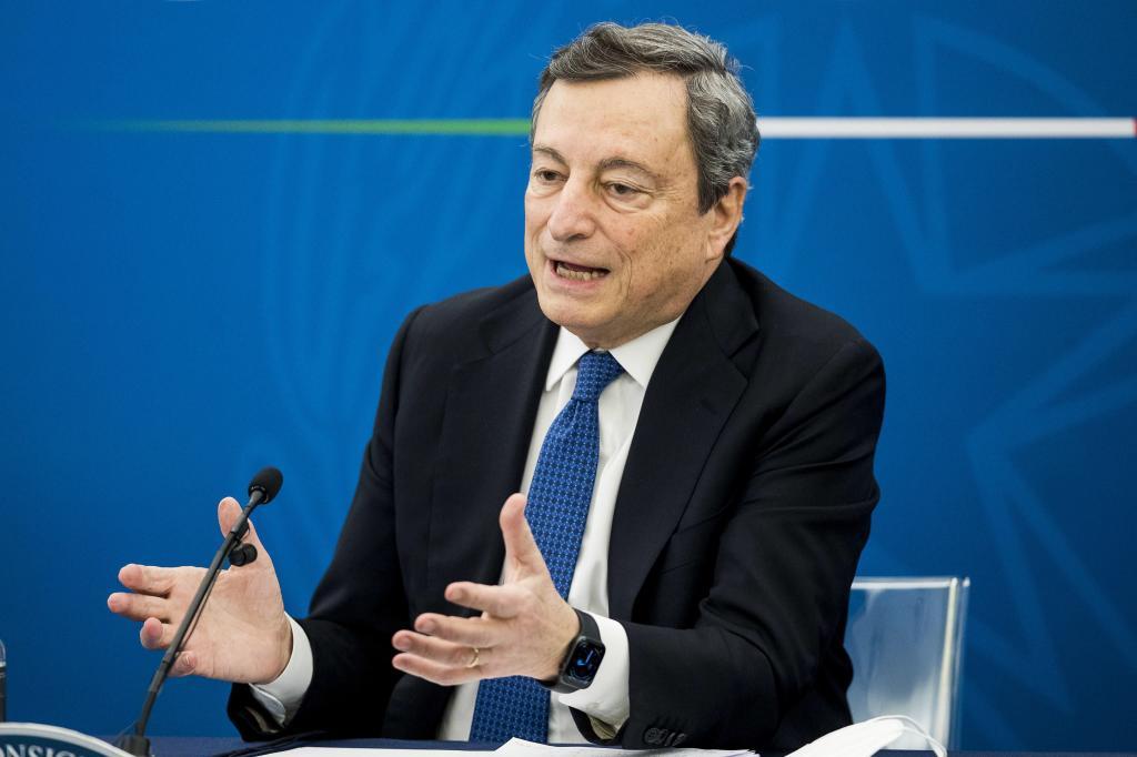 El presidente del Gobierno italiano, Mario Draghi /