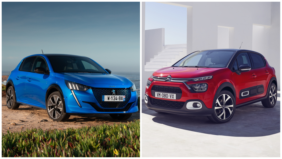 El Peugeot 208 y el Citroën C3 lideran el mercado de matriculaciones en España.