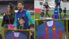 Otro guio de Messi?: as fue la familiar foto del '10' en el Camp Nou