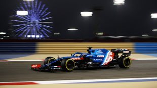 Alonso, en el circuito de Sakhir.