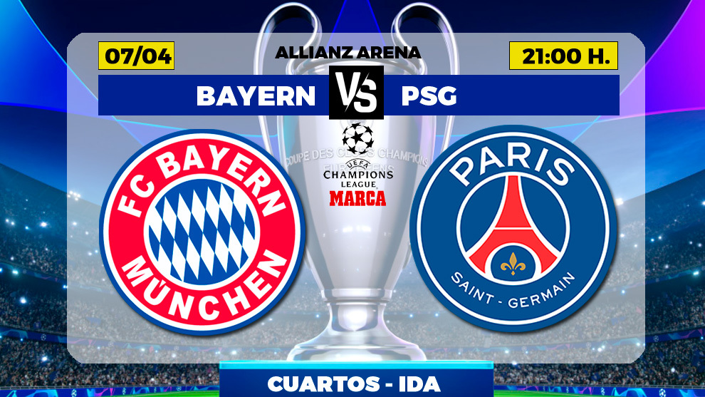 Champions League Bayern  PSG resumen, resultado y goles