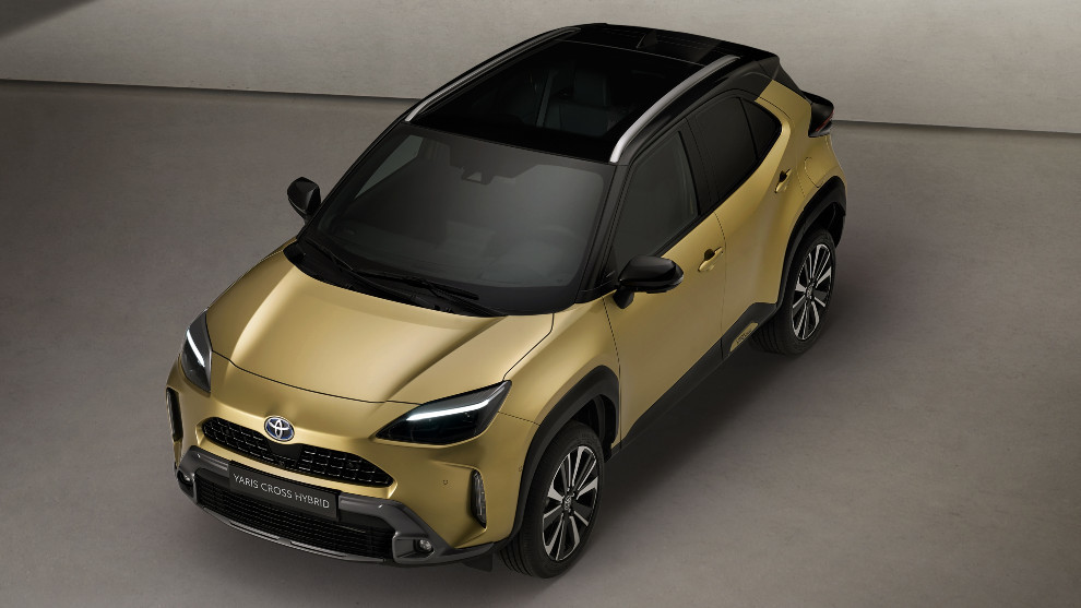 El nuevo Toyota Yaris Cross Electric Hybrid se puede elegir con varias combinaciones bi-tono.