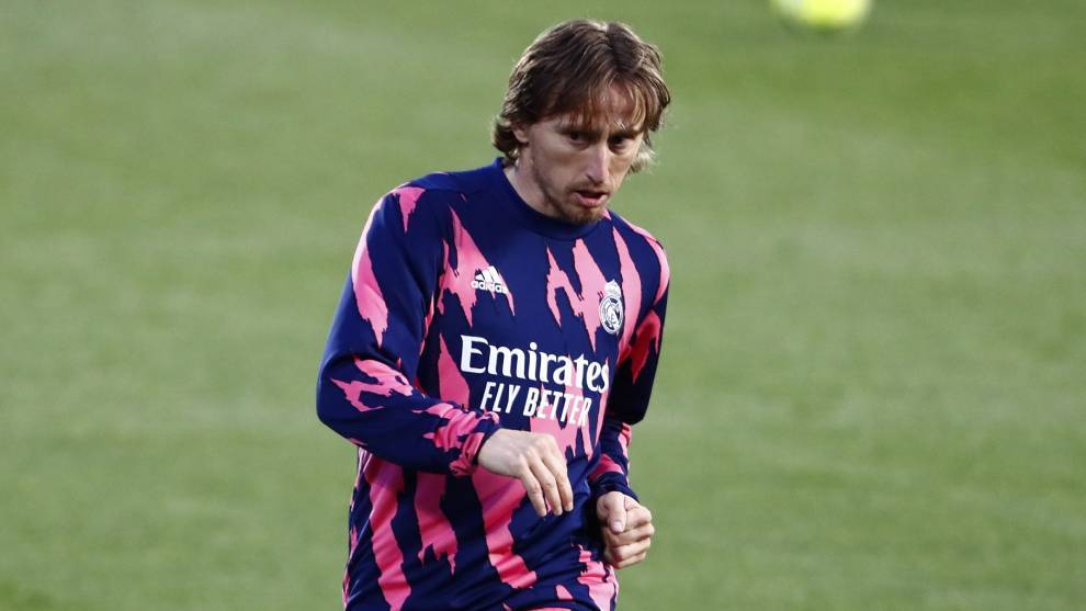 Luka Modric sufre una lesin en la espalda