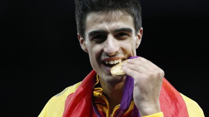 Joel Gomzález, con la medalla de oro de Londres 2012