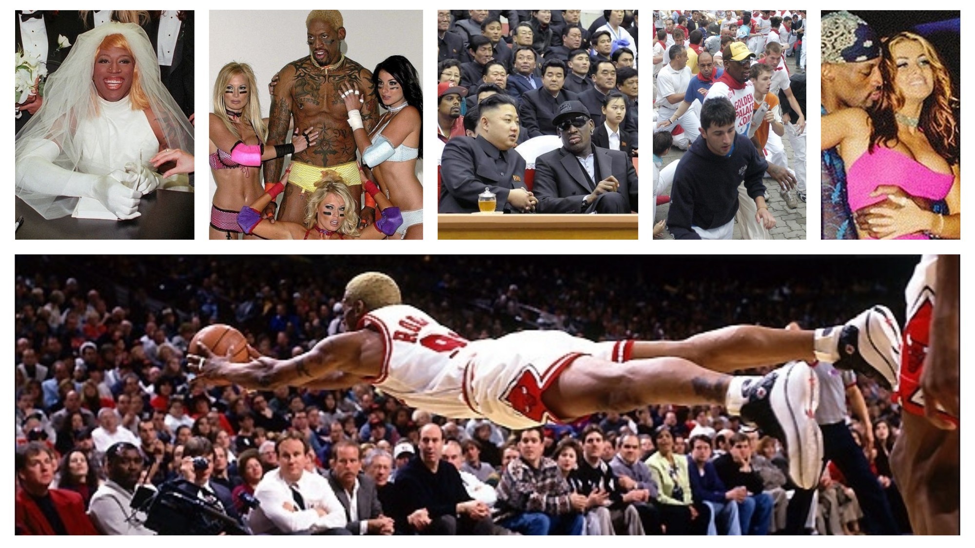 Los 60 años de Dennis Rodman: Kim Jong-Un, Madonna, lucha libre, sexo... y baloncesto