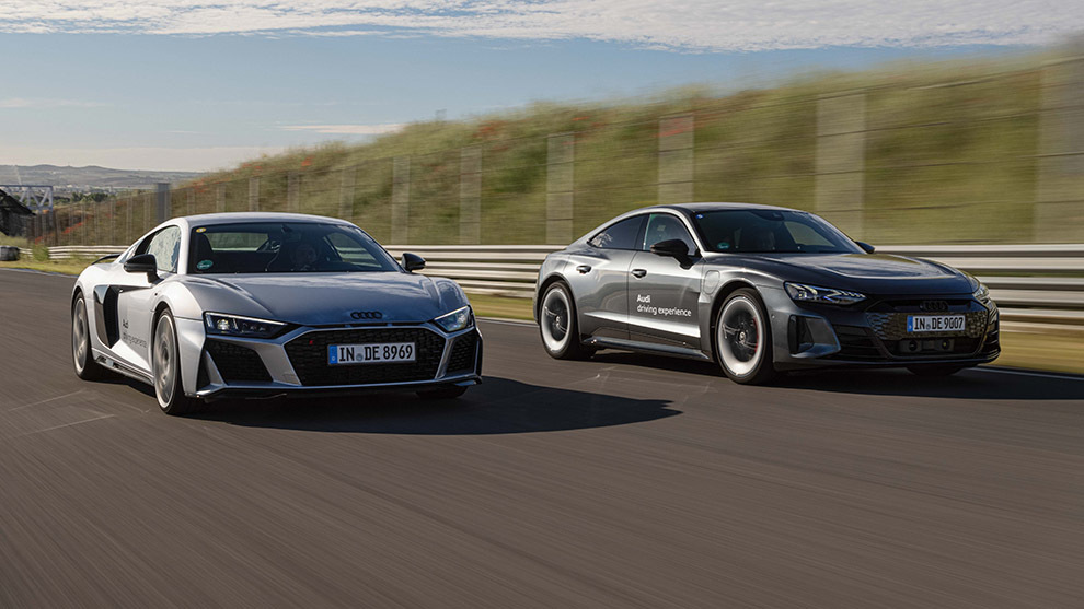 Audi R8 - Audi RS e-tron GT - Circuito del Jarama - prueba - Audi Driving Experience