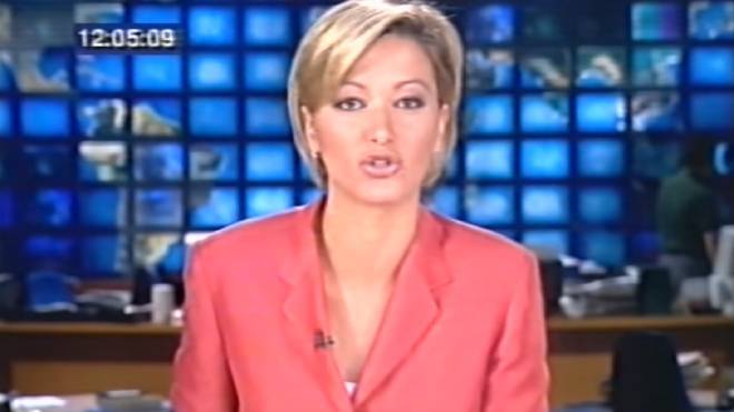 Susanna Griso, cuando presentaba los informativos de Antena 3