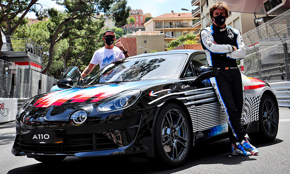 Fernando Alonso - Alpine A110 X Felipe Pantone - Gran Premio de Mónaco - coches deportivos