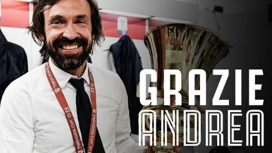 Andrea Pirlo deja de ser entrenador de la Juventus