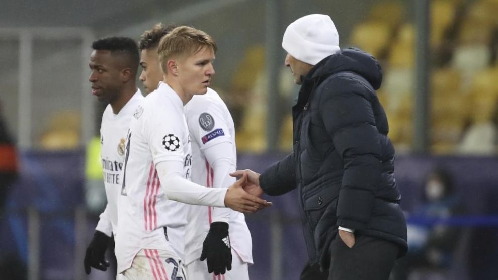 Ødegaard resalta su "buena" relación con Zidane y le agradece su ayuda