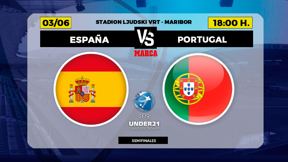 España Portugal Sub 21 - Europeo Sub 21 - Donde ver TV Horario hoy