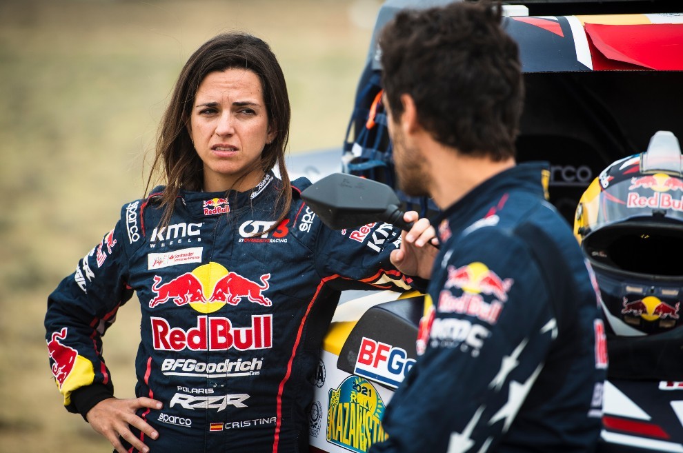 Cristina Gutierrez - Rally Kazajistn - victoria de etapa - Red Bull OT3 - rallies